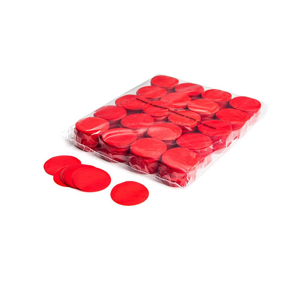 Image of MagicFX Slowfall confetti rondjes 55mm rood
