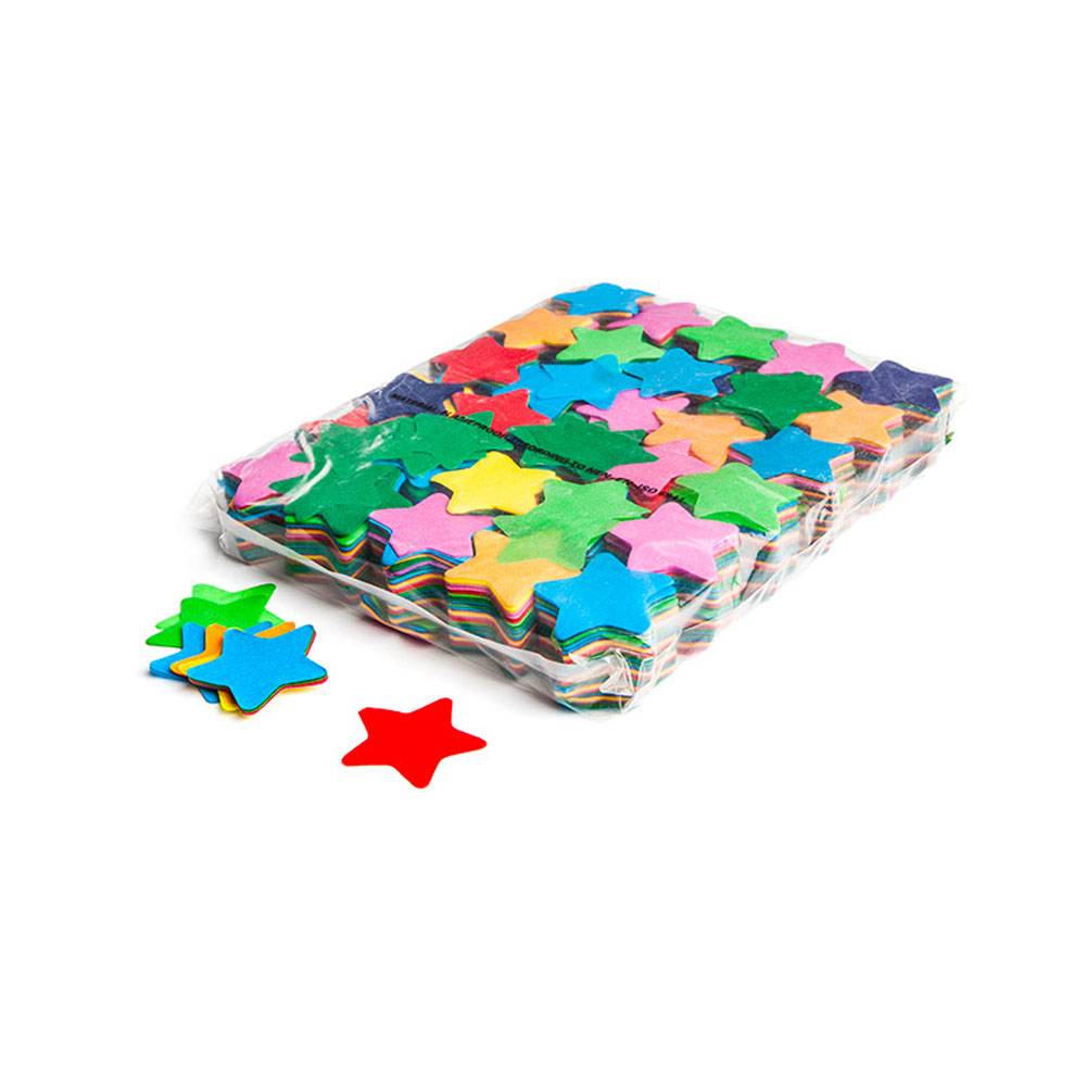 Image of MagicFX Slowfall confetti sterretjes 55mm multicolour