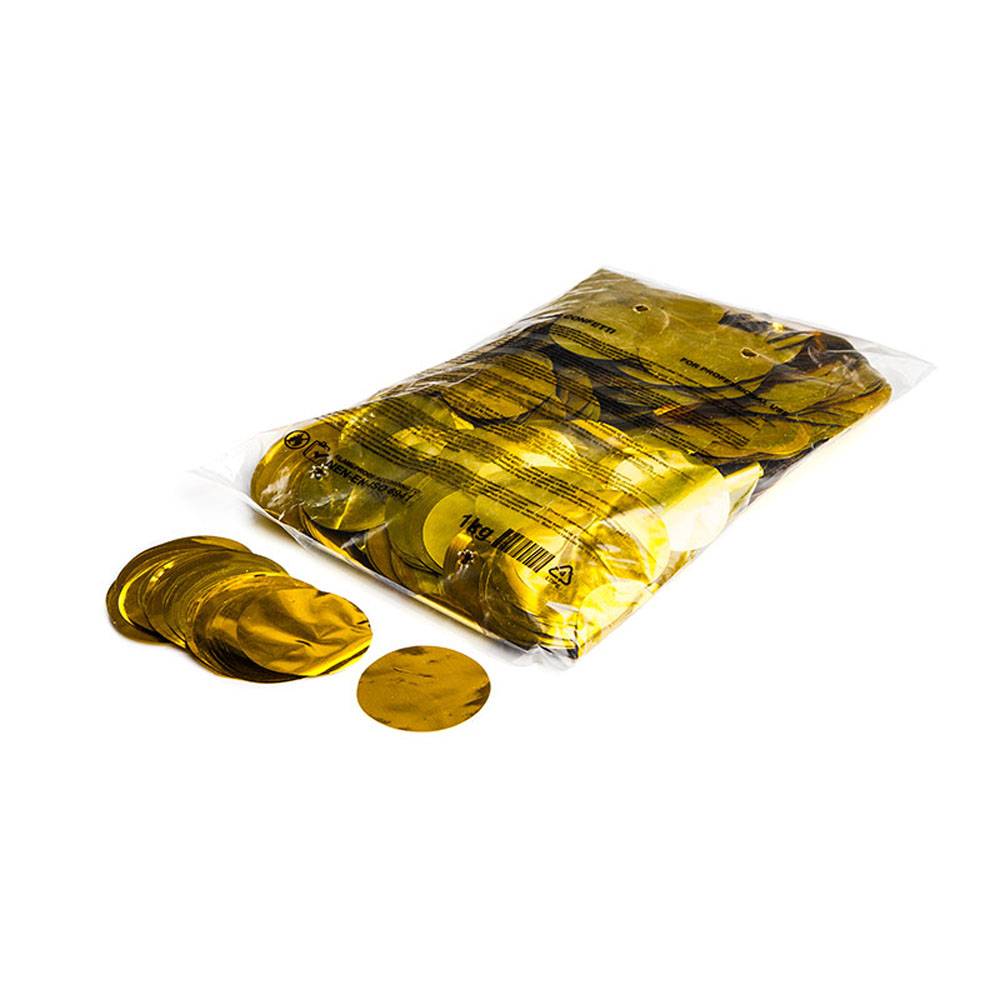 Image of MagicFX Metallic confetti rondjes 55mm goud