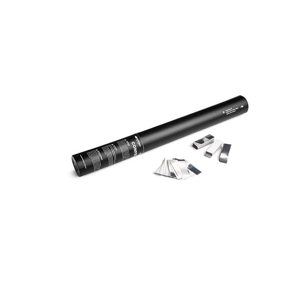 Image of MagicFX Handheld Confetti Cannon 50cm wit+zilver