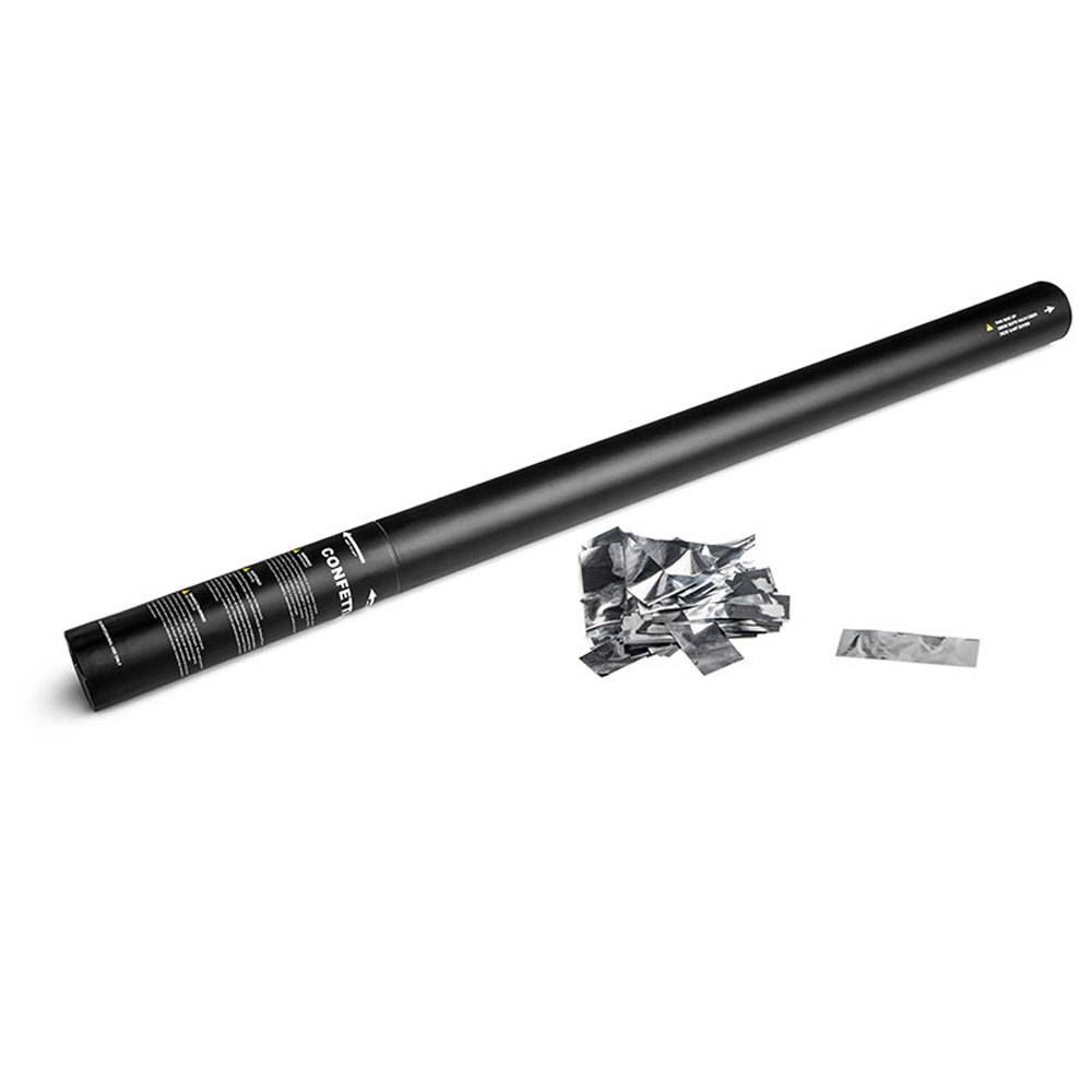 Image of MagicFX Handheld Confetti Cannon 80cm zilver metallic