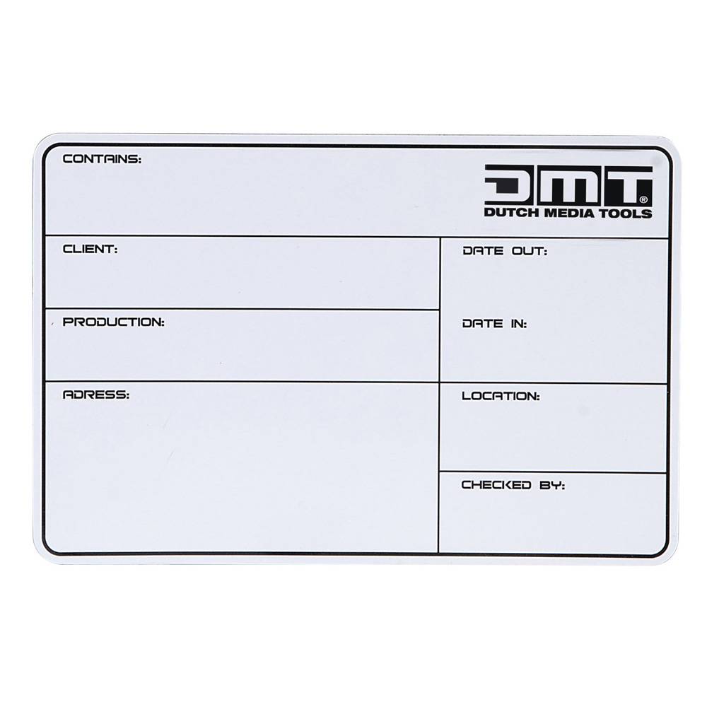 Image of DMT Flightcase Label 113x170mm zelfklevend