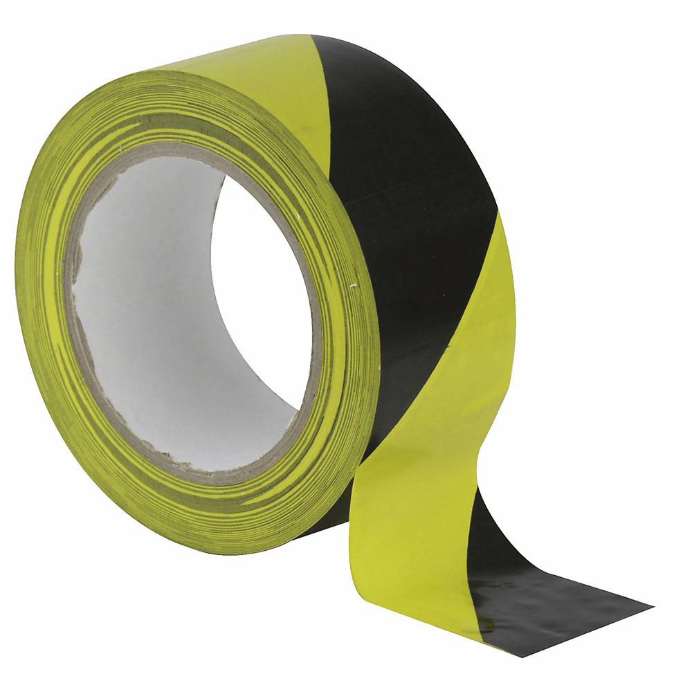 Image of Showtec Vloer-markeringstape 50mm zwart-geel
