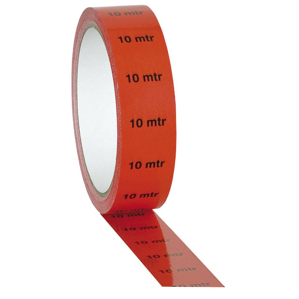 Image of Showtec PVC markeringstape 10m indicatie rood