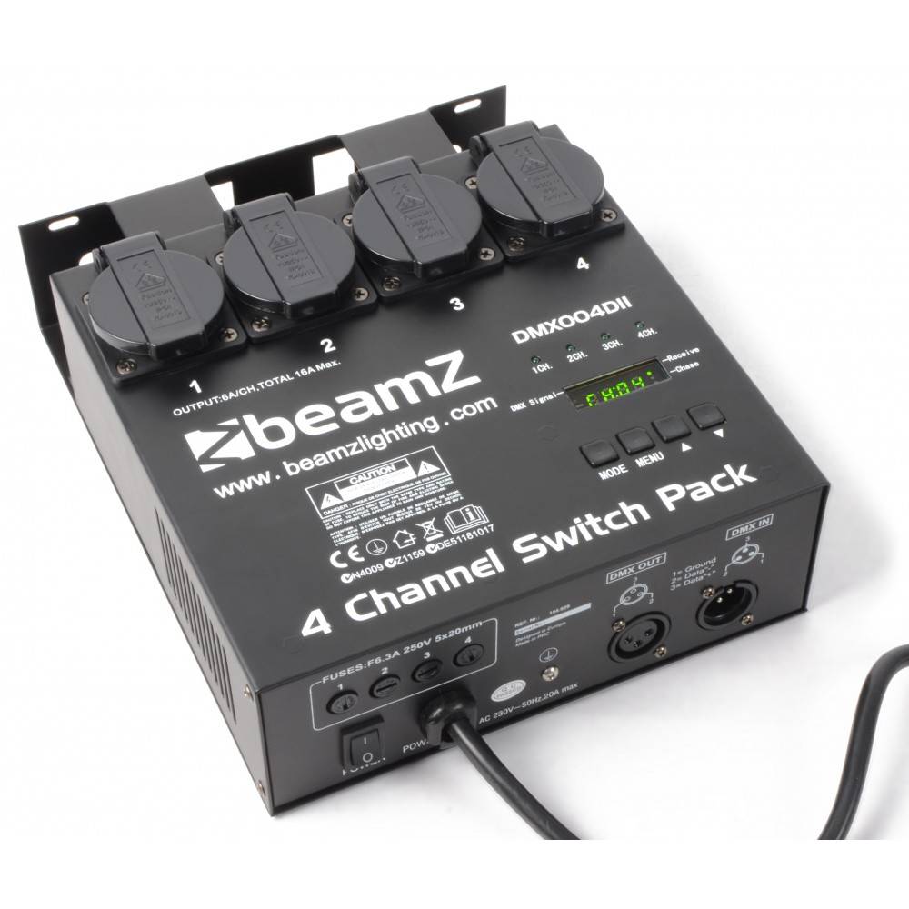Image of Beamz 4-kanaals switchpack