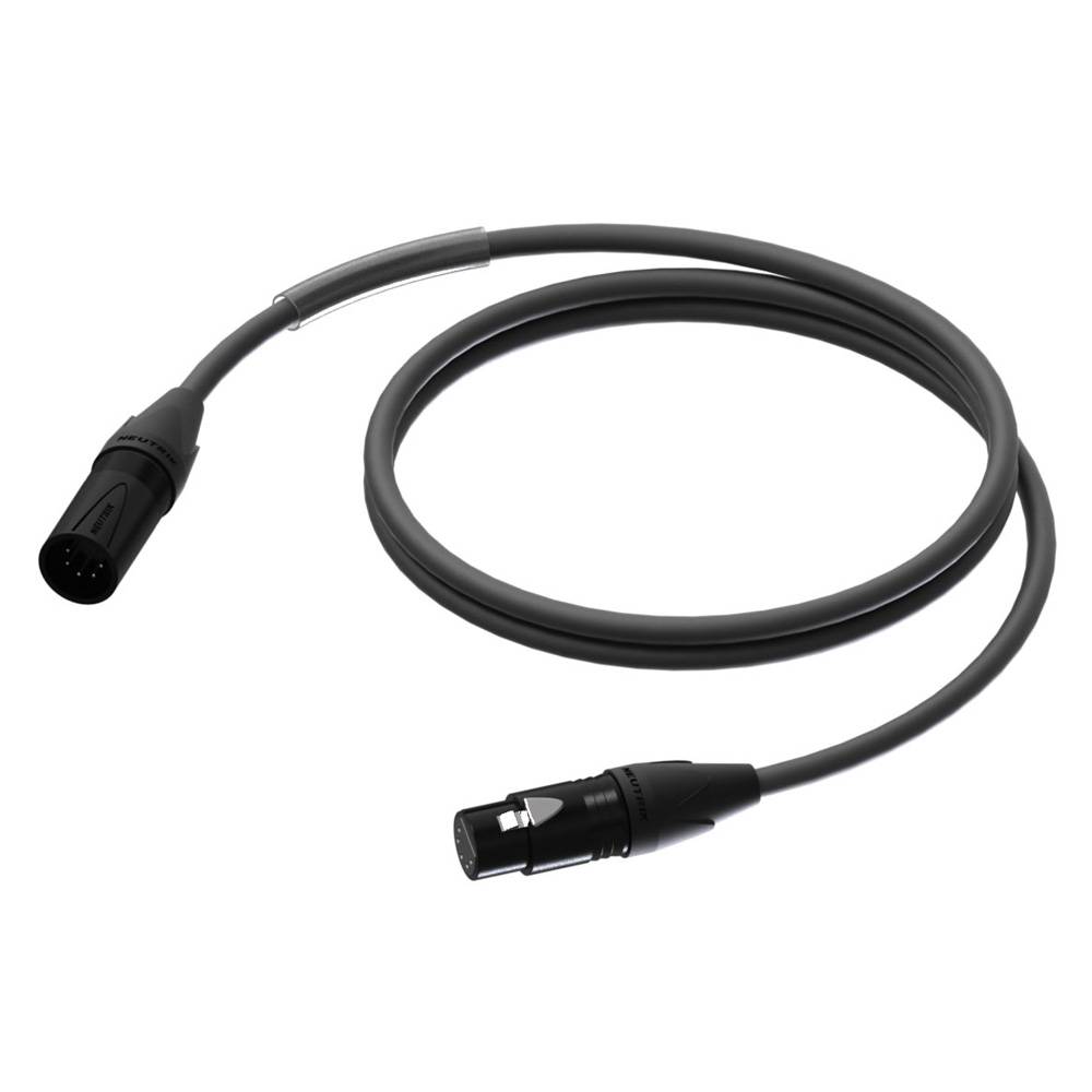 Image of Procab PRD955/1.5 Professionele DMX kabel 5-polig 150cm