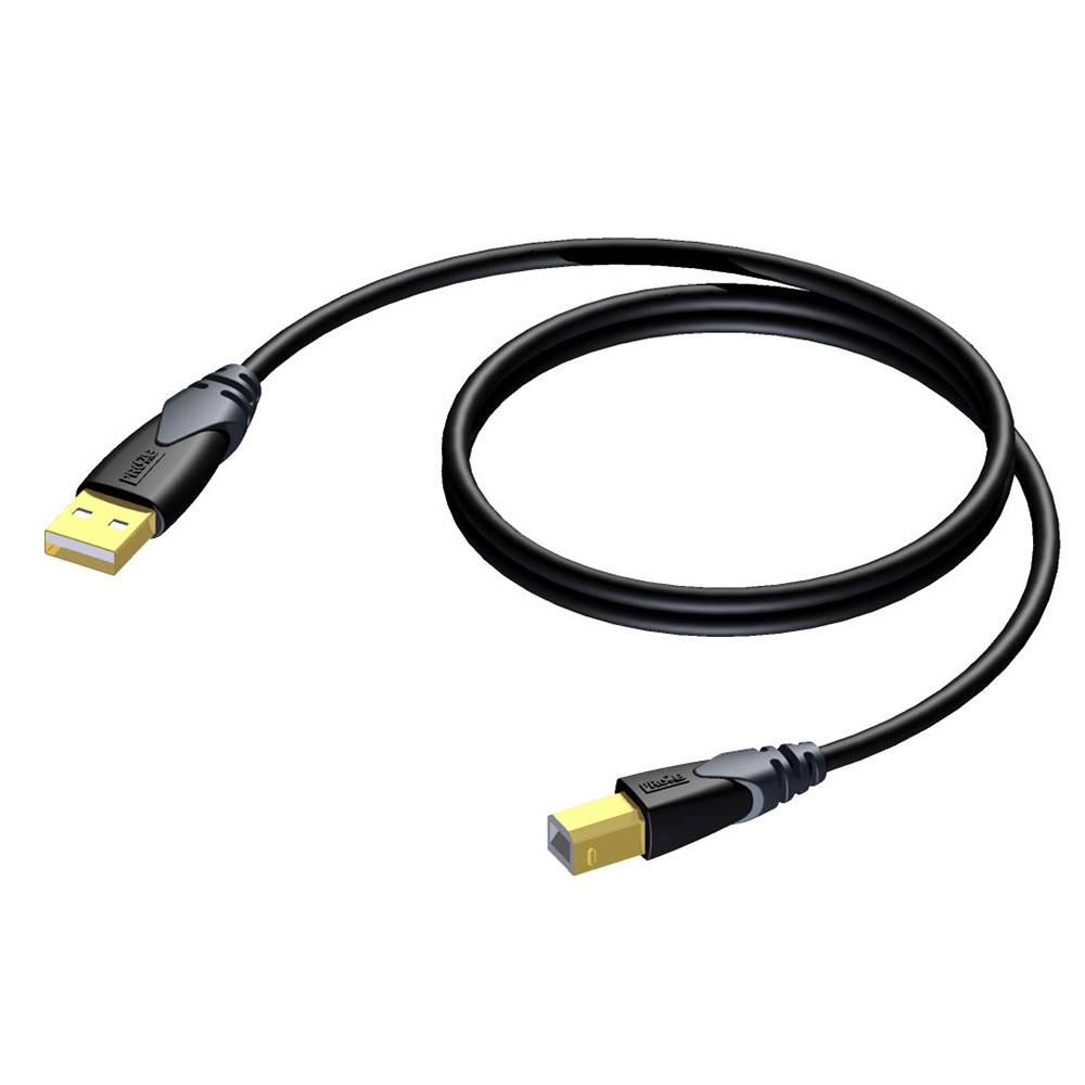 Image of Procab CLD610/1.5 USB A naar USB B kabel 150cm