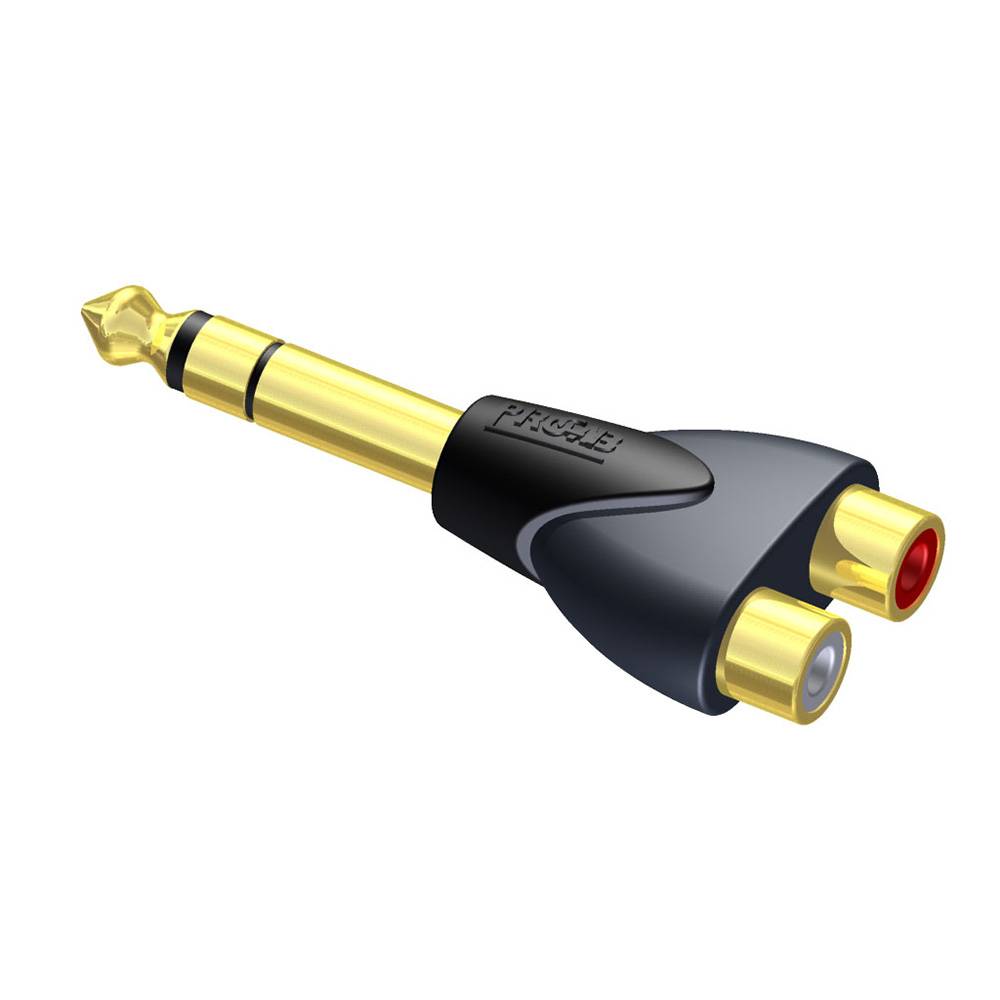 Image of Procab CLP210 Jack stereo male naar 2 x RCA female