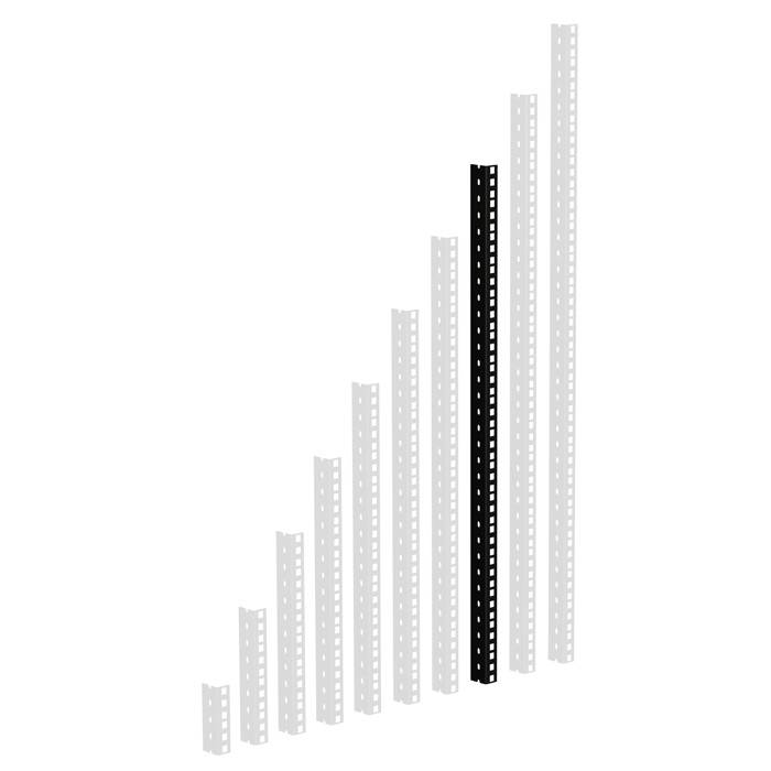 Image of Adam Hall Rackprofiel 16HE zwart