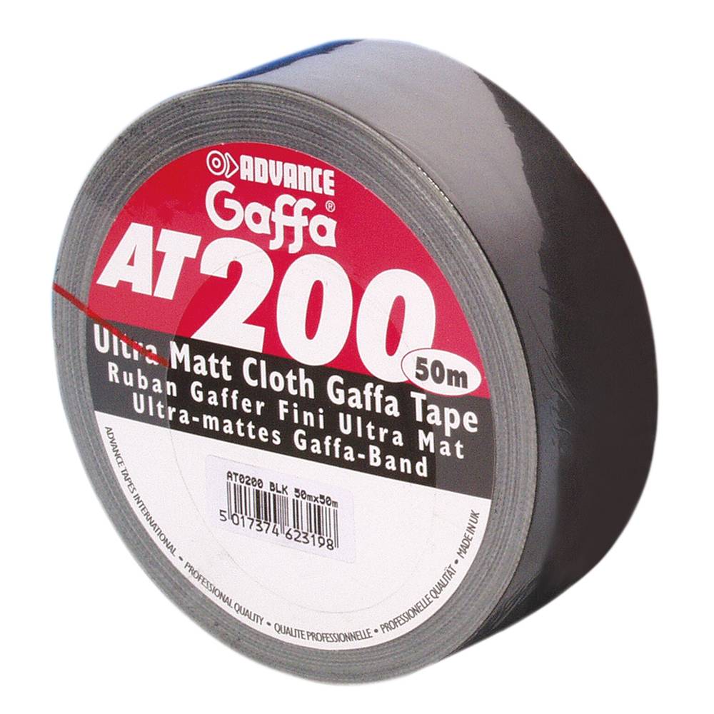 Image of Advance AT200 gaffa tape 50mm 50m zwart