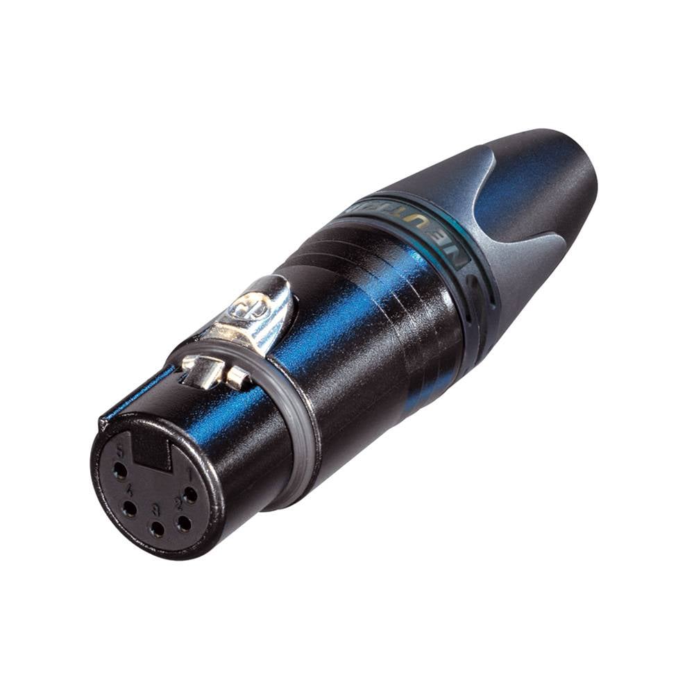 Image of Neutrik NC5FXX-B Female XLR kabeldeel 5p zwart