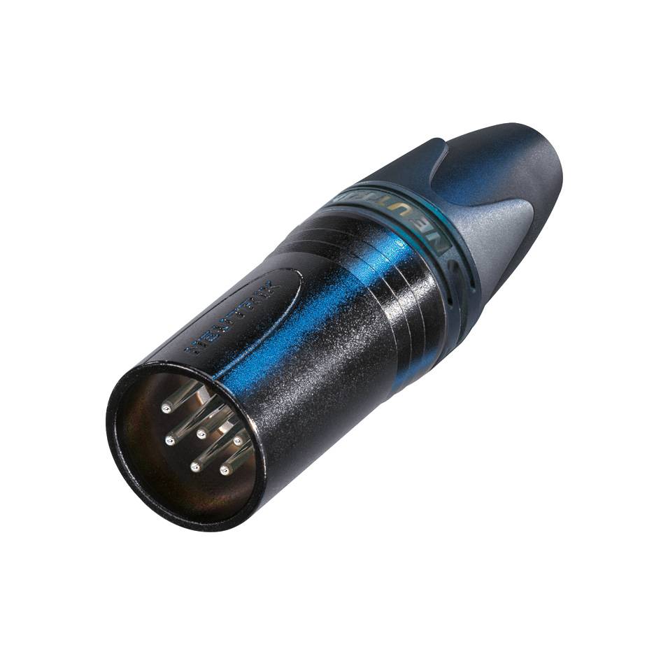 Image of Neutrik NC6MXX-BAG Male XLR kabeldeel 6p zwart