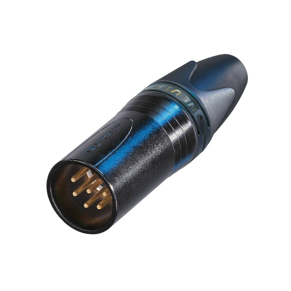 Image of Neutrik NC6MXX-B Male XLR kabeldeel 6p zwart