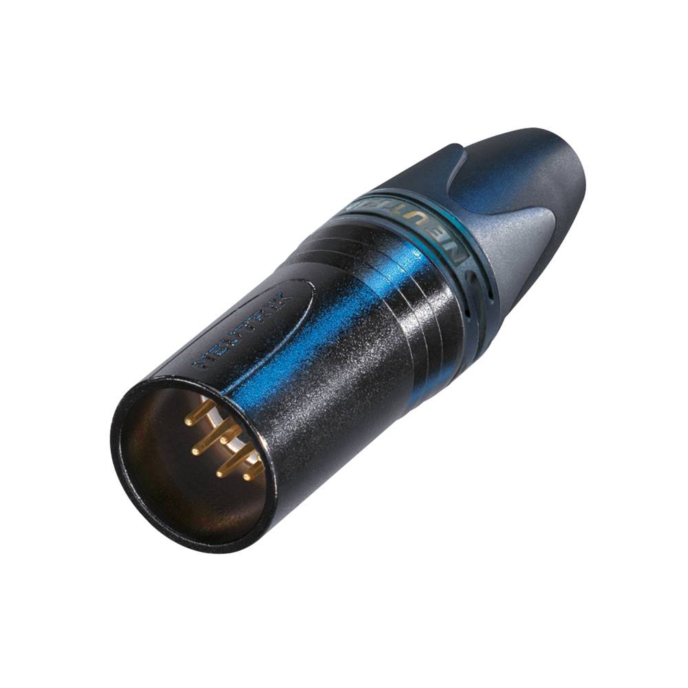 Image of Neutrik NC7MXX-B Male XLR kabeldeel 7p zwart