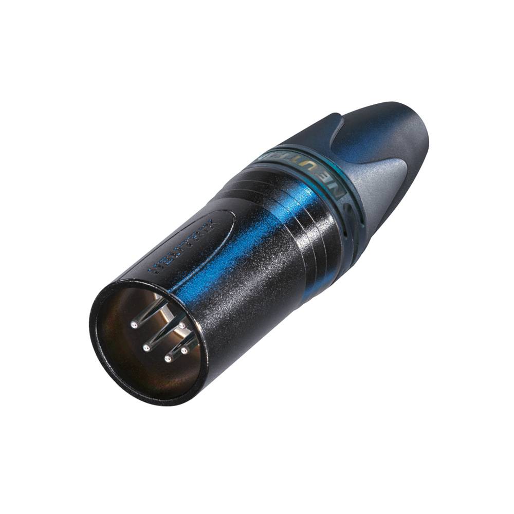 Image of Neutrik NC5MXX-BAG Male XLR kabeldeel 5p zwart