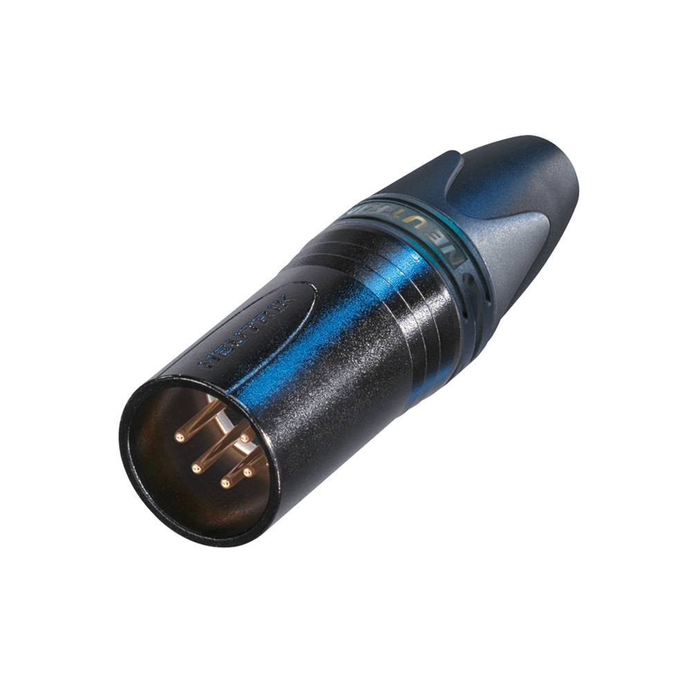Image of Neutrik NC5MXX-B Male XLR kabeldeel 5p zwart
