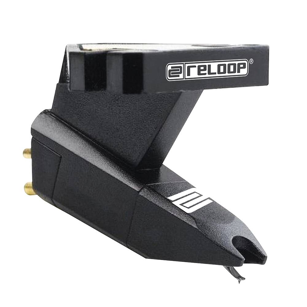 Image of Reloop OM Black cartridge met headshell mounting