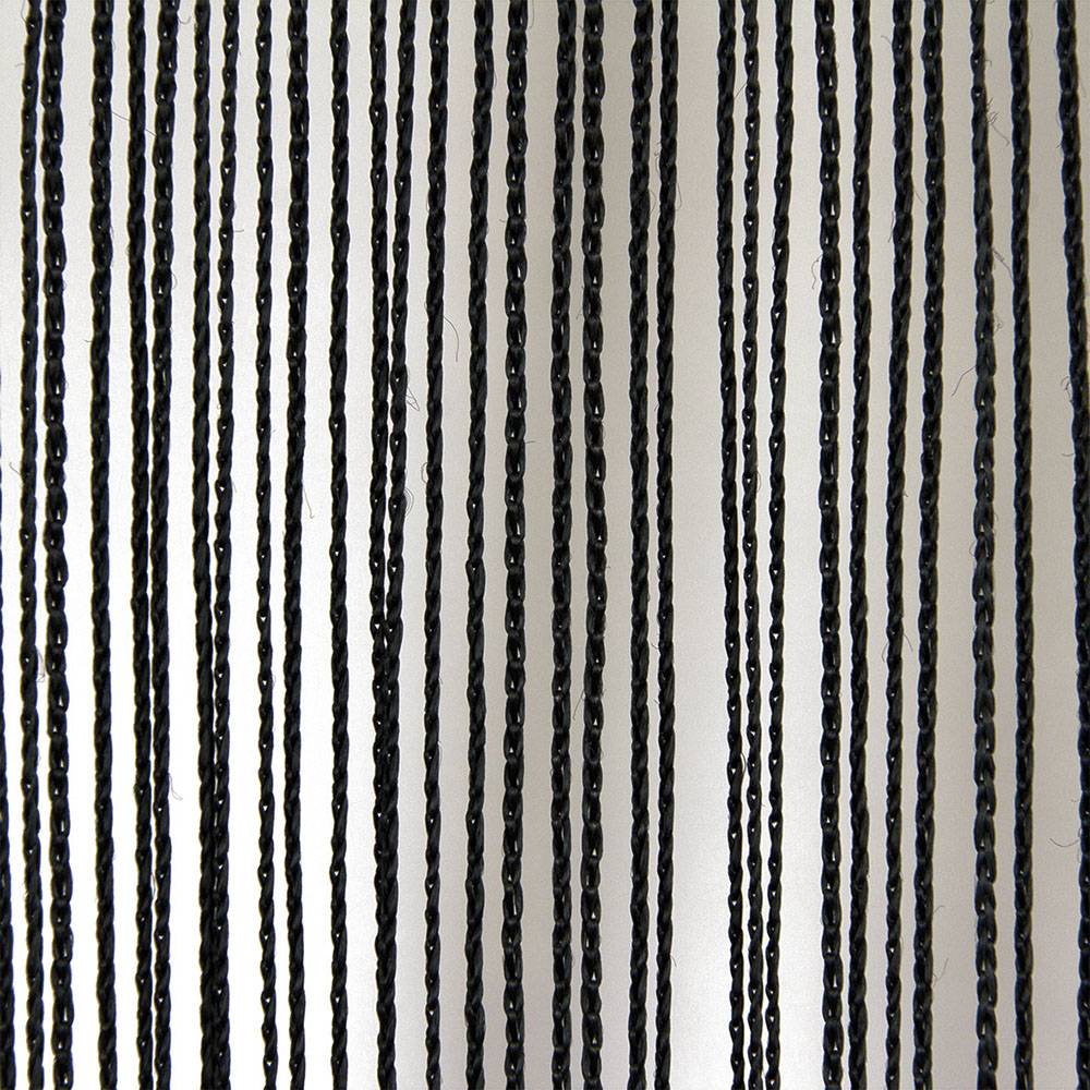 Image of Showtec Pipe and drape spaghetti koordgordijn 300x300cm zwart
