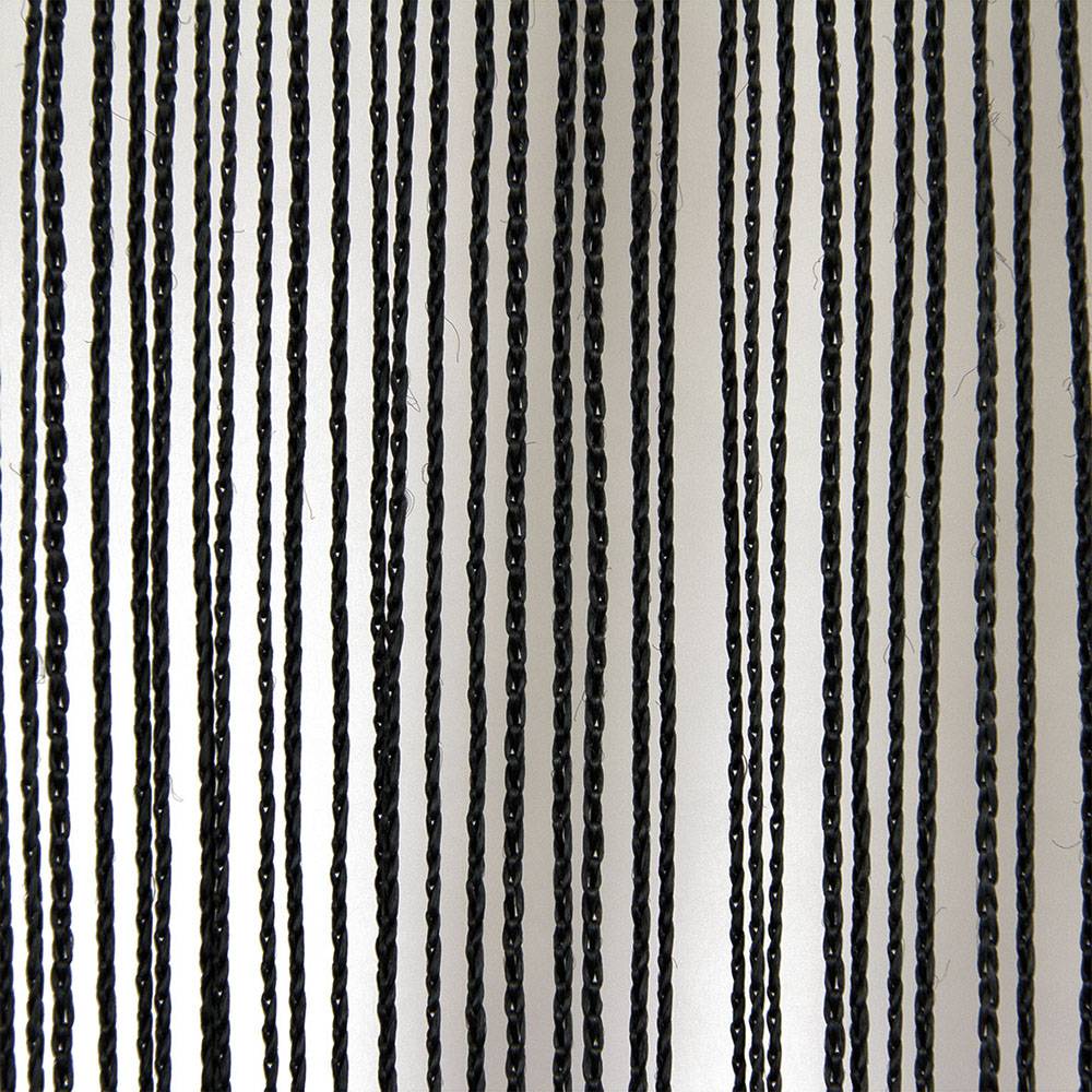 Image of Showtec Pipe and drape spaghetti koordgordijn 300x600cm zwart