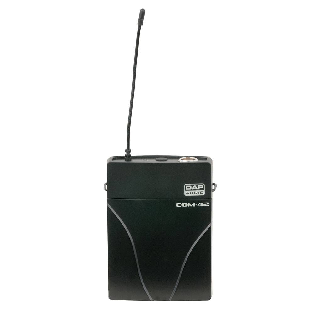 Image of DAP COM-42 Draadloze beltpack zender met dasspeld microfoon