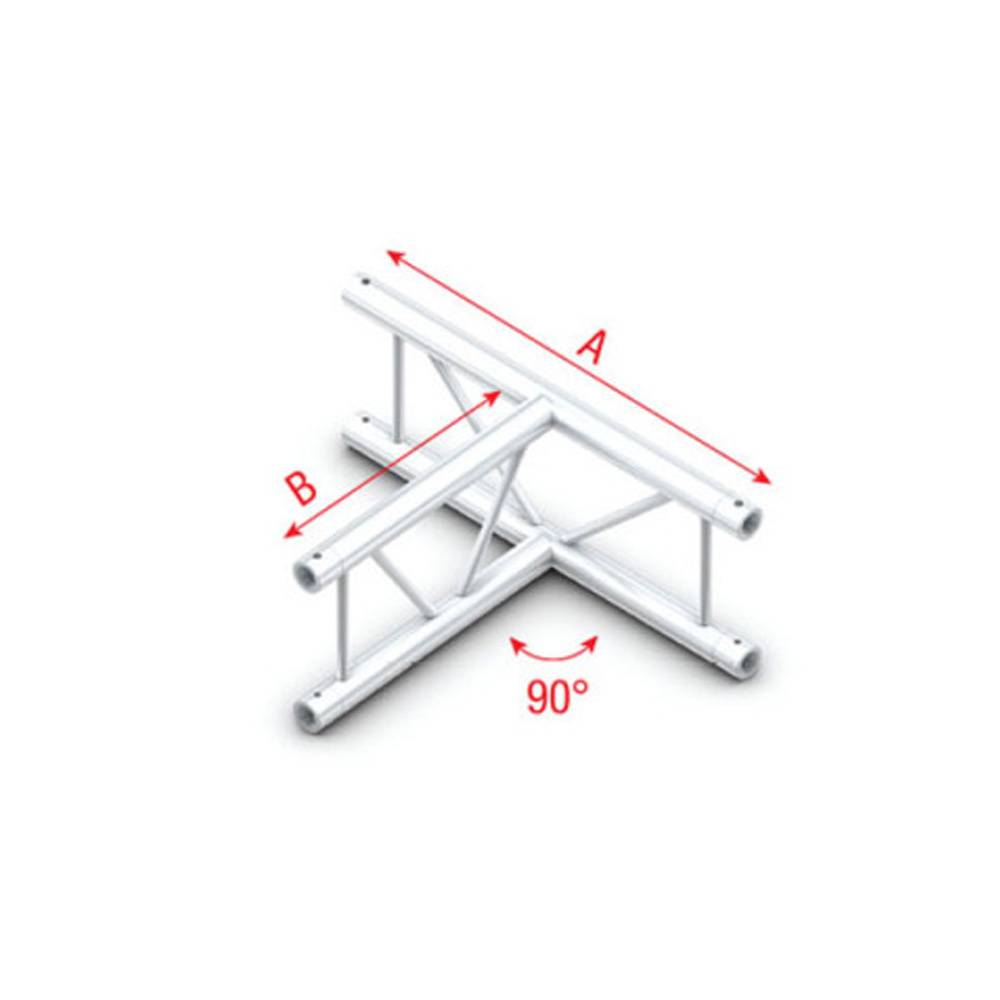 Image of Showtec FS30 Ladder truss 3-weg verticaal T-stuk