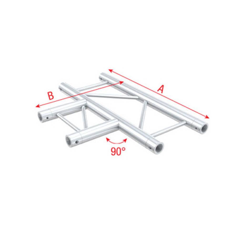 Image of Showtec FS30 Ladder truss 3-weg horizontaal T-stuk