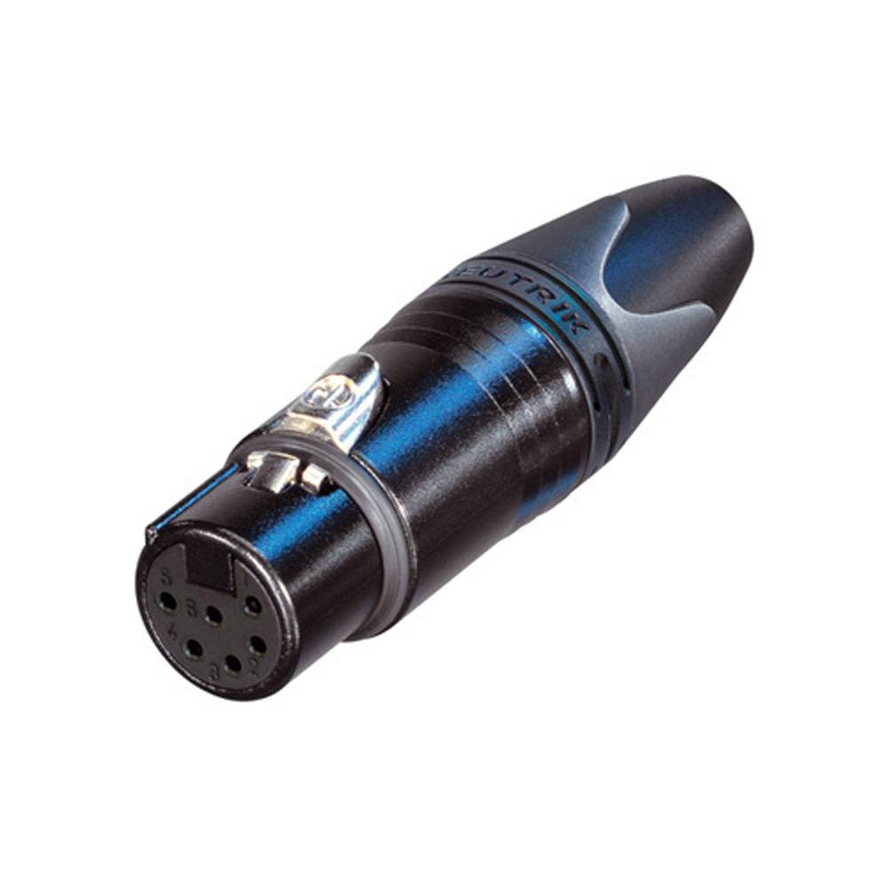 Image of Neutrik NC6FXX-B Female XLR kabeldeel 6p zwart