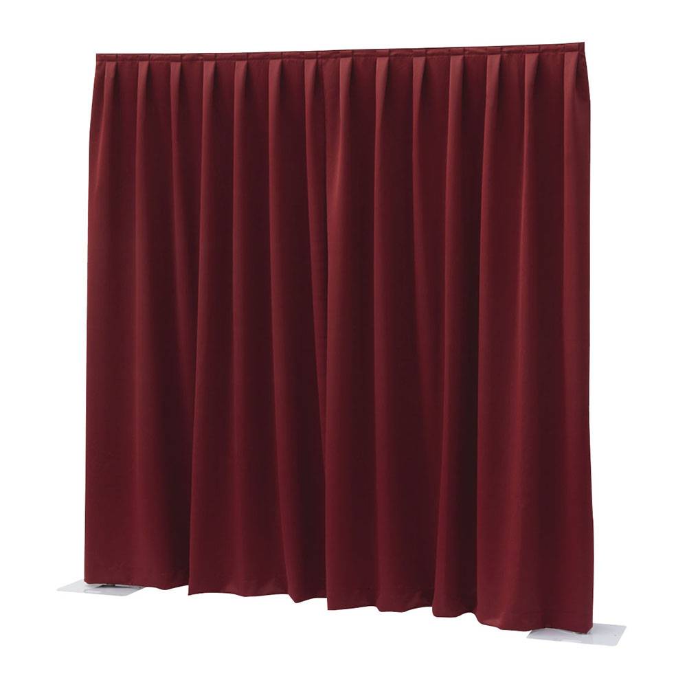Image of Showtec Pipe and drape Dimout 400x300cm geplooid rood