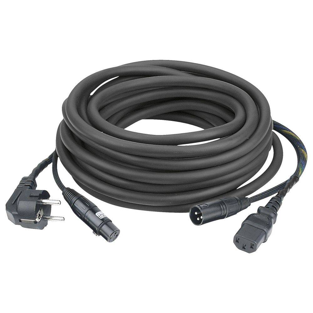 Image of DAP Audio Power & signaal kabel 10m zwart
