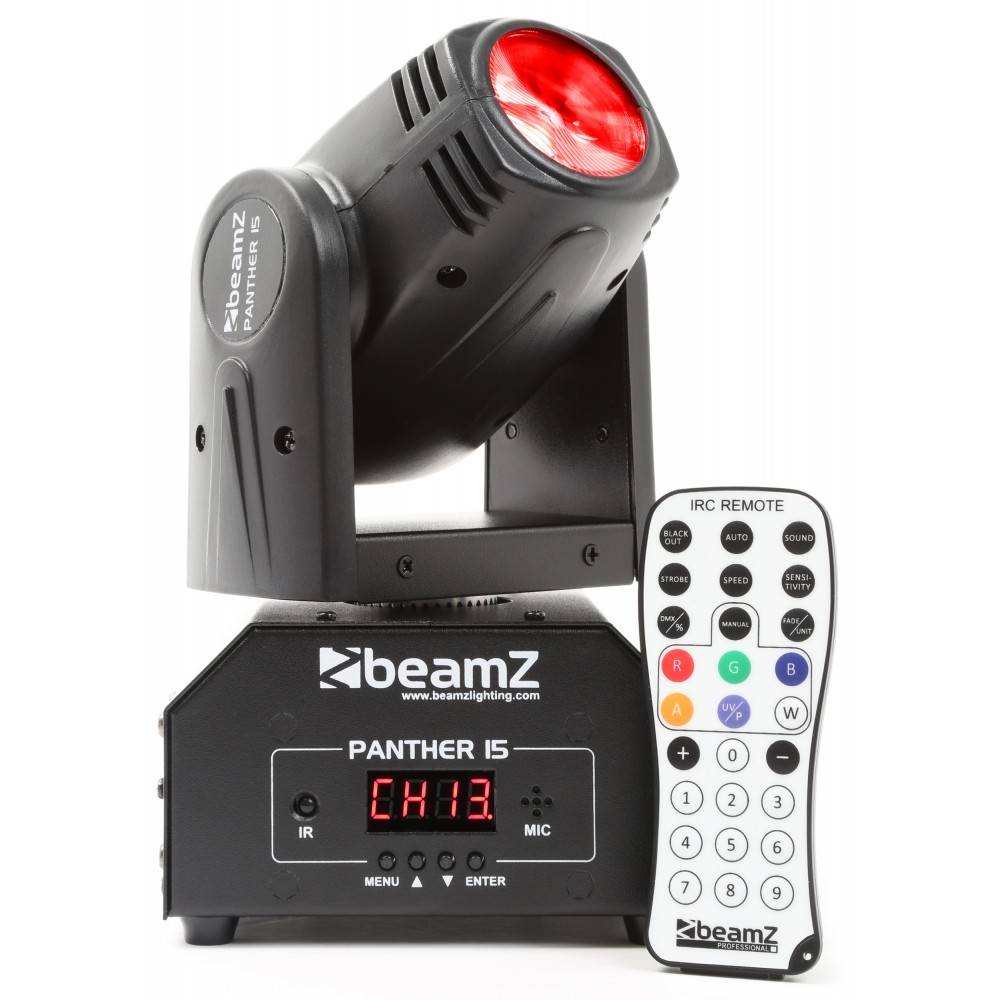 Image of Beamz Panther 15 Pocket beam LED moving-head