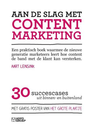 Aart Lensink Aan de slag met contentmarketing