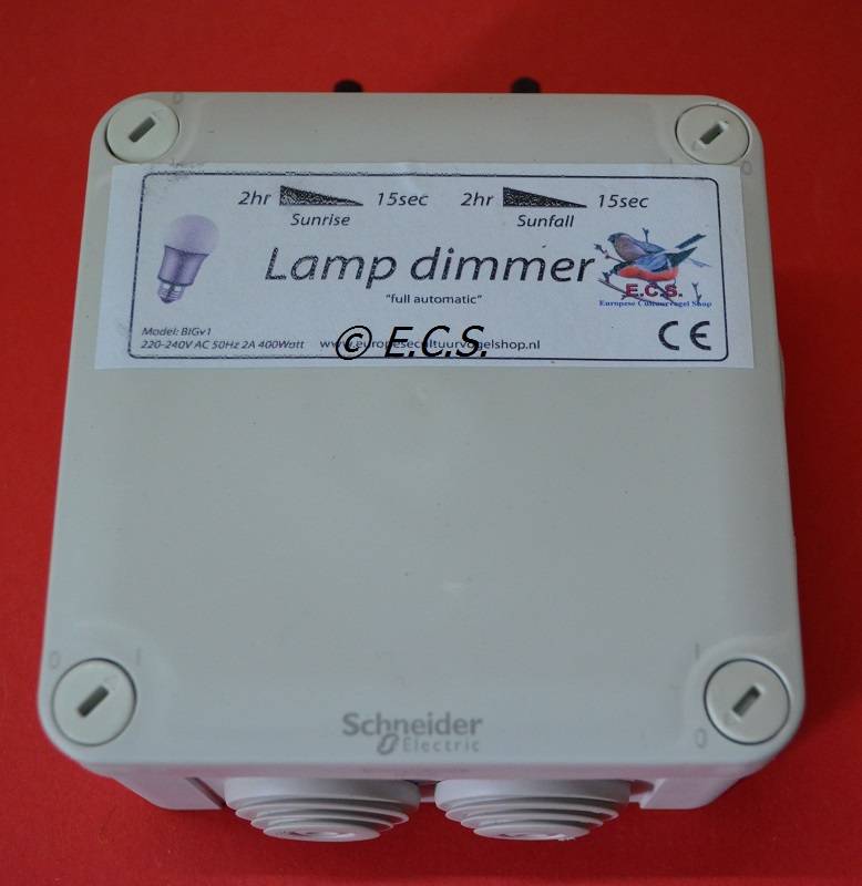Dimmer for simulating sunrise and sunset. For annealing, and dimmable