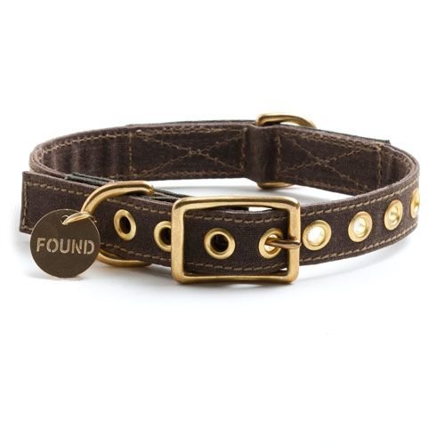 Halsband Found My Animal Canvas Bruin Halsband Found My Animal Canvas Bruin