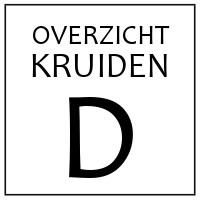 D - KRUIDEN EN SPECERIJEN DIE BEGINNEN OP 'D'