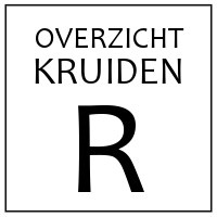 R - KRUIDEN EN SPECERIJEN DIE BEGINNEN OP 'R'
