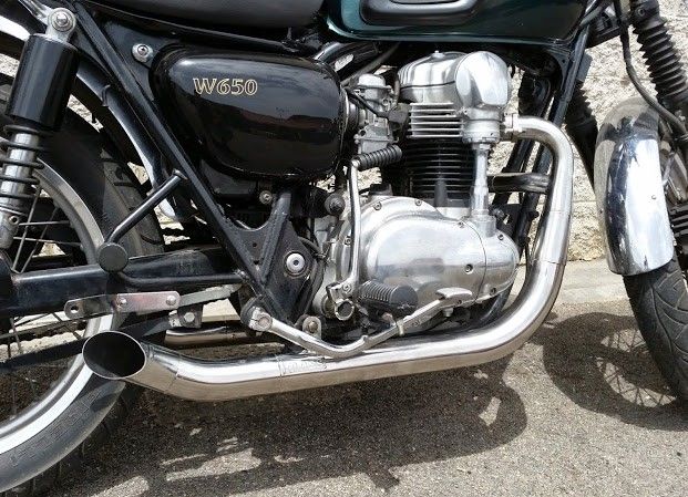 kawasaki w800 aftermarket exhaust