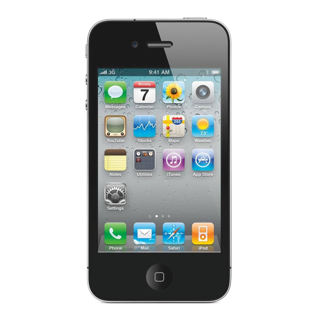 Apple iPhone 4 16GB zwart simlock vrij refurbished
