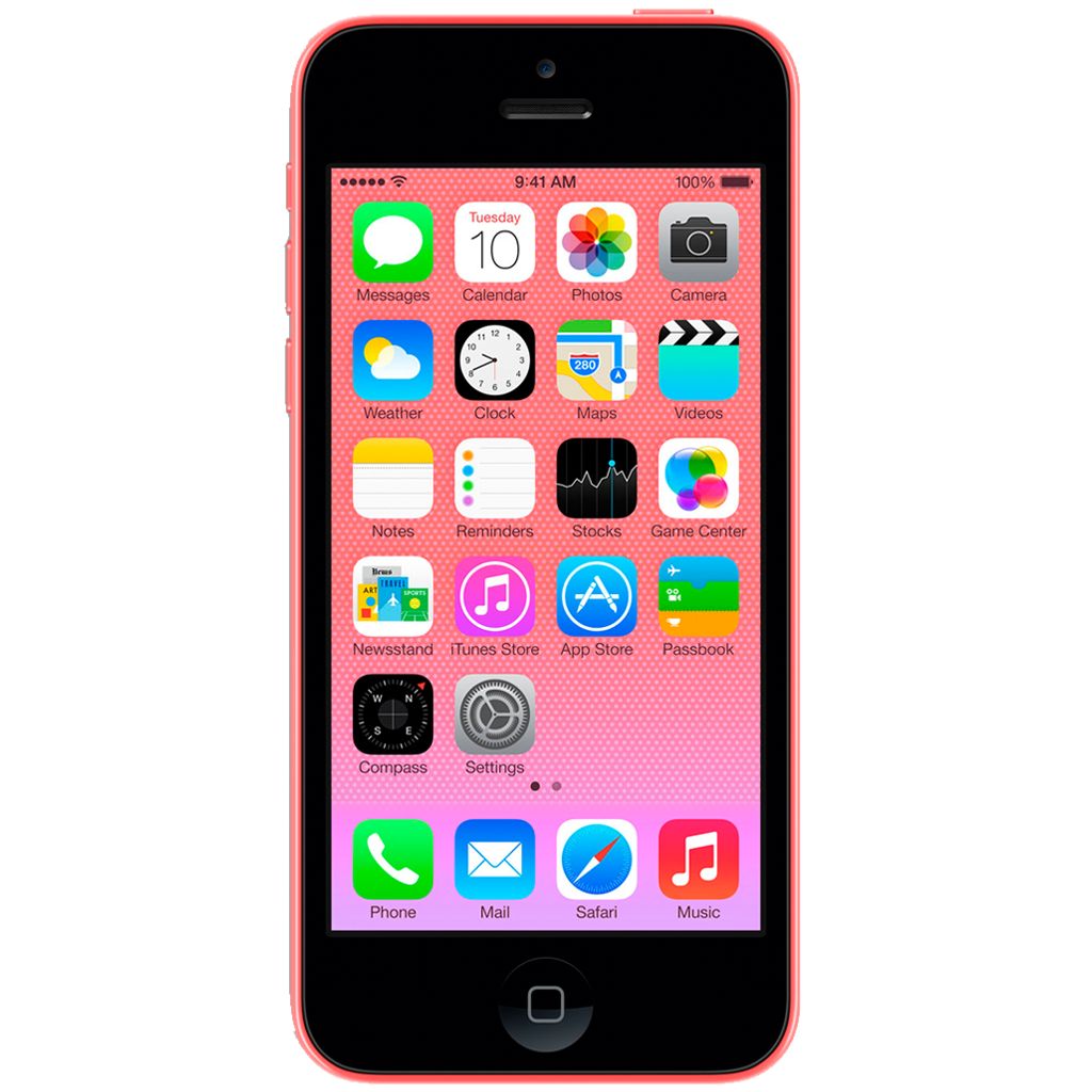 Refurbished iPhone 5C 16GB roze simlock vrij - iPhoneOutlet.nl