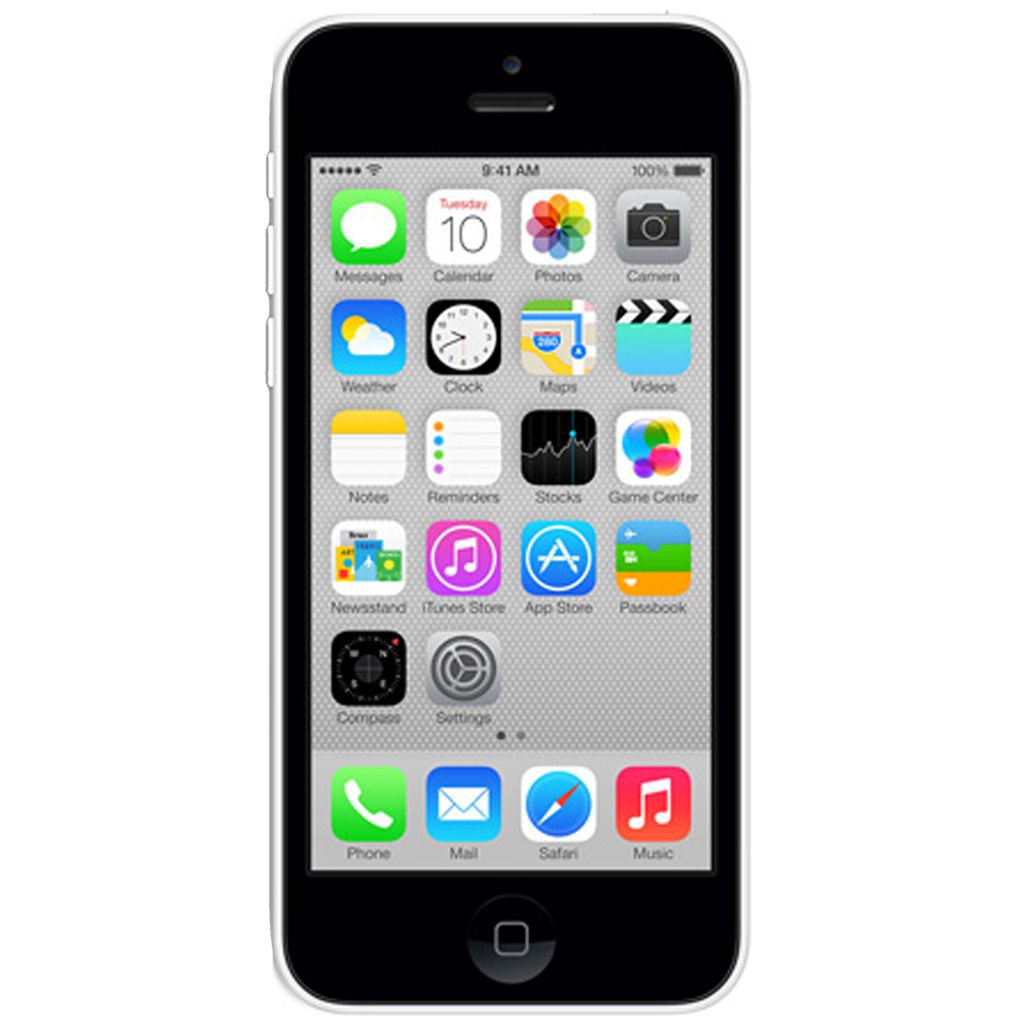 Refurbished iPhone 5C 16GB wit simlock vrij - iPhoneOutlet.nl