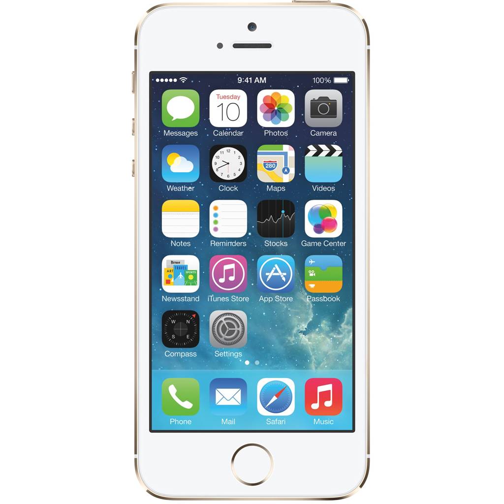 Refurbished iPhone 5S 64GB goud simlock vrij - iPhoneOutlet.nl