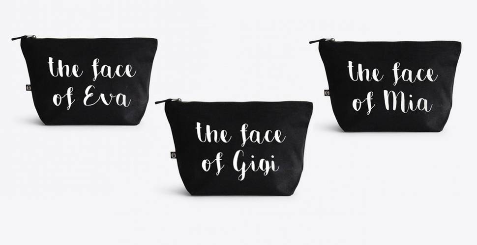 'The Face of' Make Up Bag