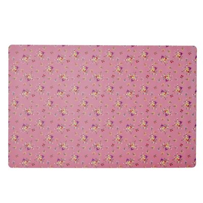 Rice Plastic placemat klein met roze flower print
