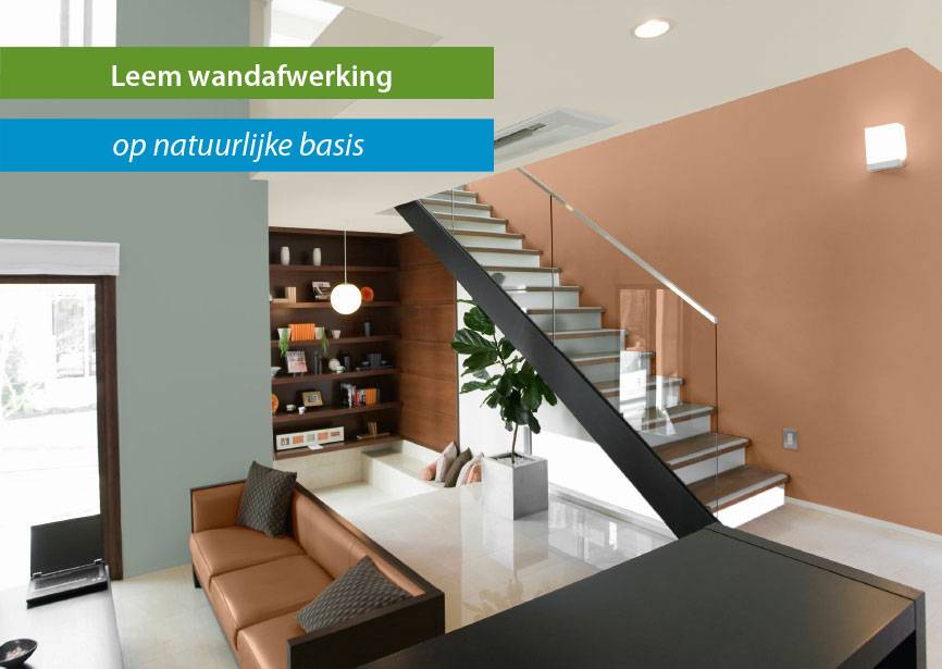 Natuurlijke en hoogwaardige stuc wandafwerking met leem