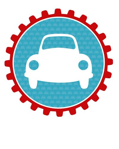 Muursticker auto kever