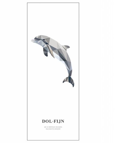 Behangpaneel dolfijn