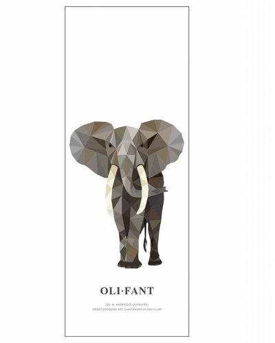 Behangpaneel olifant