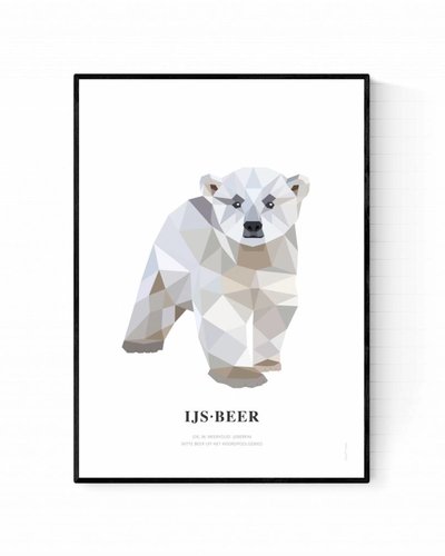 Poster ijsbeer