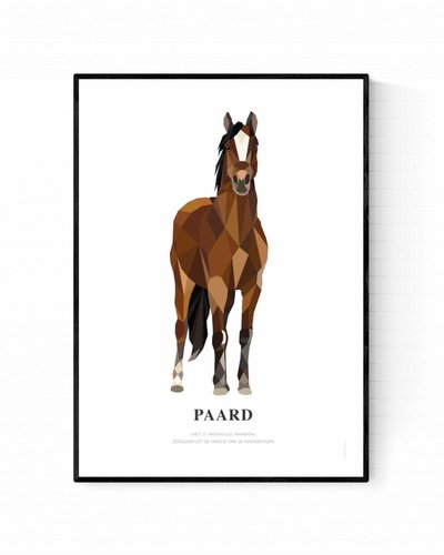 Poster paard