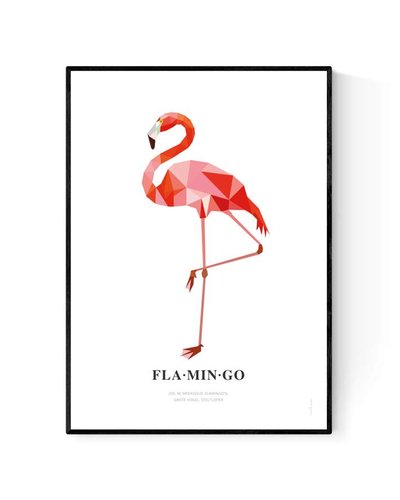 Poster flamingo