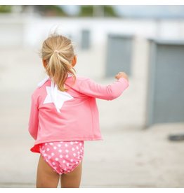 Petit Crabe UV-Jacke mit Zipper koralle 50+